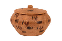 Washoe Polychrome Lidded Basket