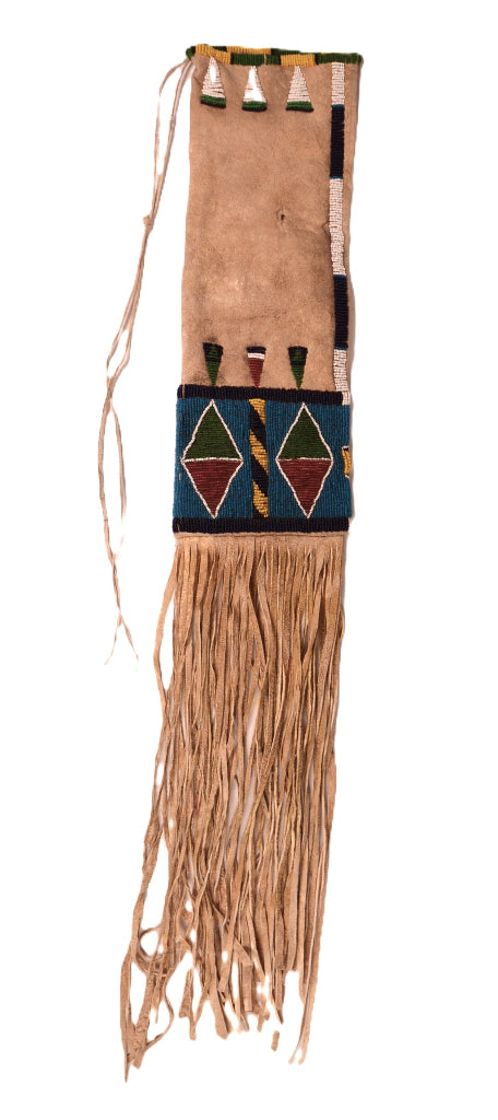 Plateau, Nez Perce Beaded Hide Tobacco Bag