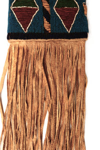 Plateau, Nez Perce Beaded Hide Tobacco Bag