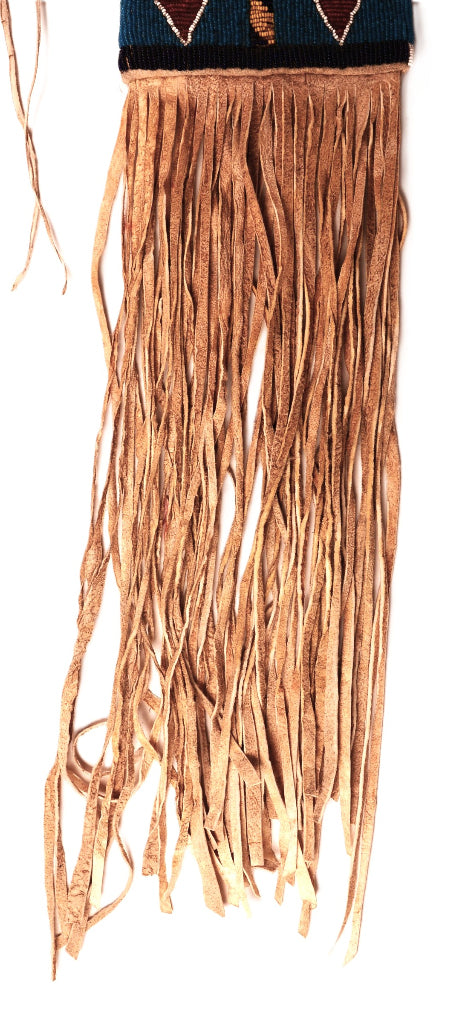 Plateau, Nez Perce Beaded Hide Tobacco Bag