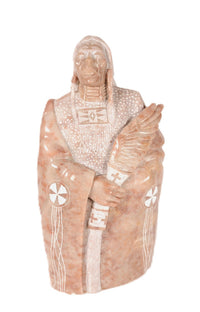 Navajo Alabaster Sculpture By Alvin K. Marshall