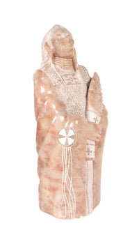 Navajo Alabaster Sculpture By Alvin K. Marshall