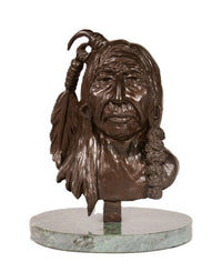 Bronze Bust By Charles Marion Russell