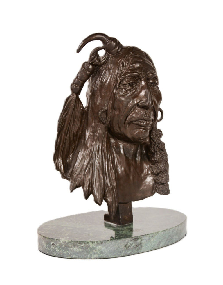 Bronze Bust By Charles Marion Russell