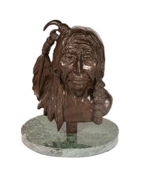 Bronze Bust By Charles Marion Russell