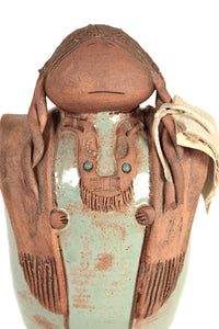 Ceramic Native Figure By VKS
