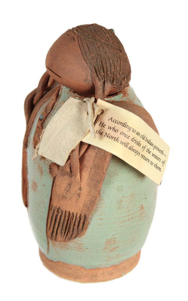 Ceramic Native Figure By VKS