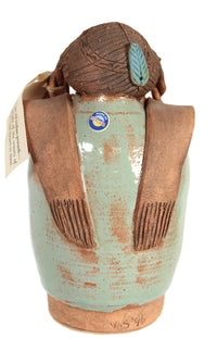 Ceramic Native Figure By VKS