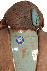 Ceramic Native Figure By VKS