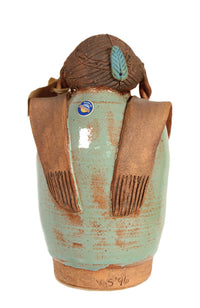 Ceramic Native Figure By VKS