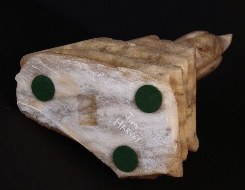 Navajo Alabaster Sculpture Eagle By Jim Harvey