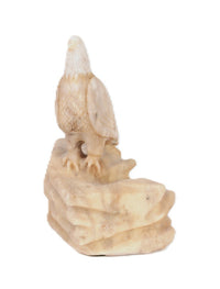 Navajo Alabaster Sculpture Eagle By Jim Harvey
