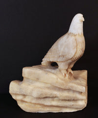 Navajo Alabaster Sculpture Eagle By Jim Harvey