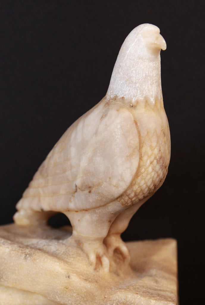 Navajo Alabaster Sculpture Eagle By Jim Harvey