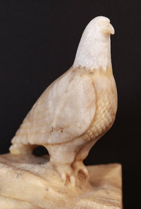 Navajo Alabaster Sculpture Eagle By Jim Harvey