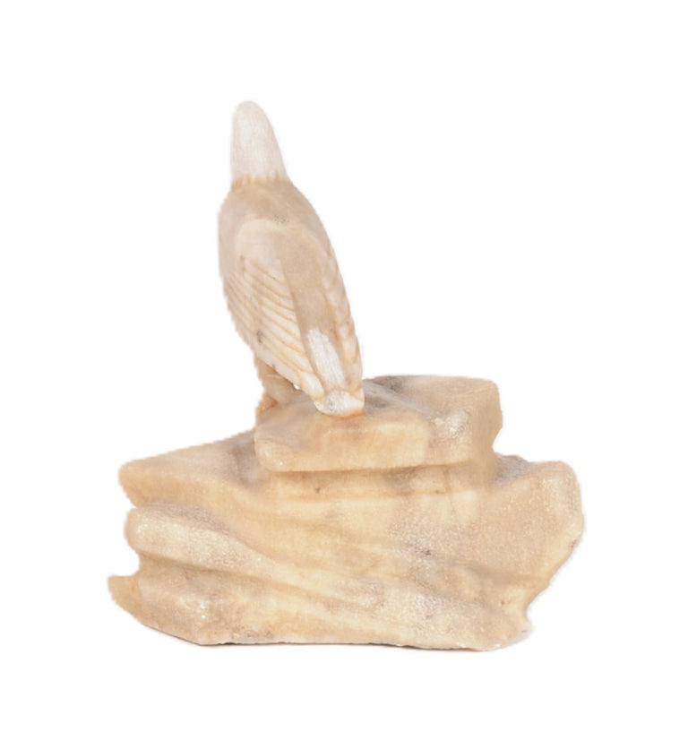 Navajo Alabaster Sculpture Eagle By Jim Harvey