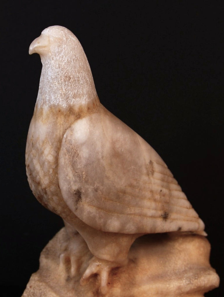 Navajo Alabaster Sculpture Eagle By Jim Harvey