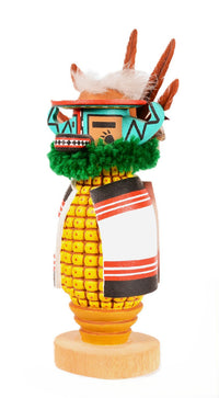 Hopi Corn Badger Kachina Doll By Evans D. Nuvamsa