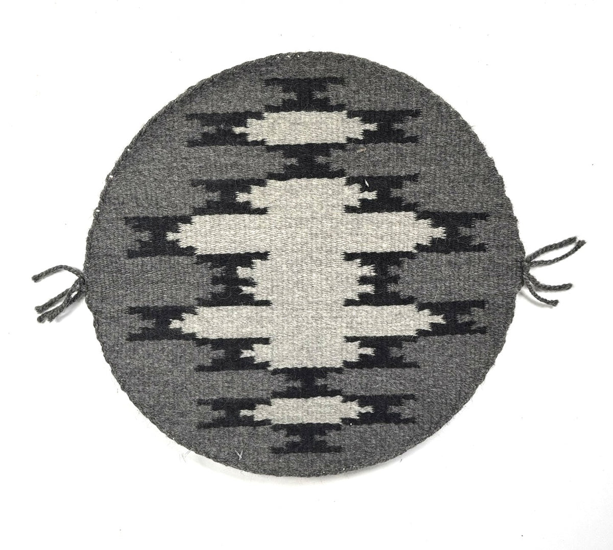 Navajo Round Rug By Barbara Begay