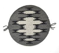 Navajo Round Rug By Barbara Begay