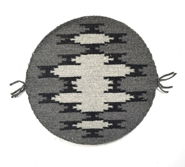 Navajo Round Rug By Barbara Begay