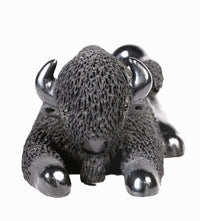Santa Clara Pueblo Black Bison Pottery By Patty Padilla