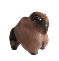 Santa Clara Pueblo Pottery Bison By Erun Naranjo