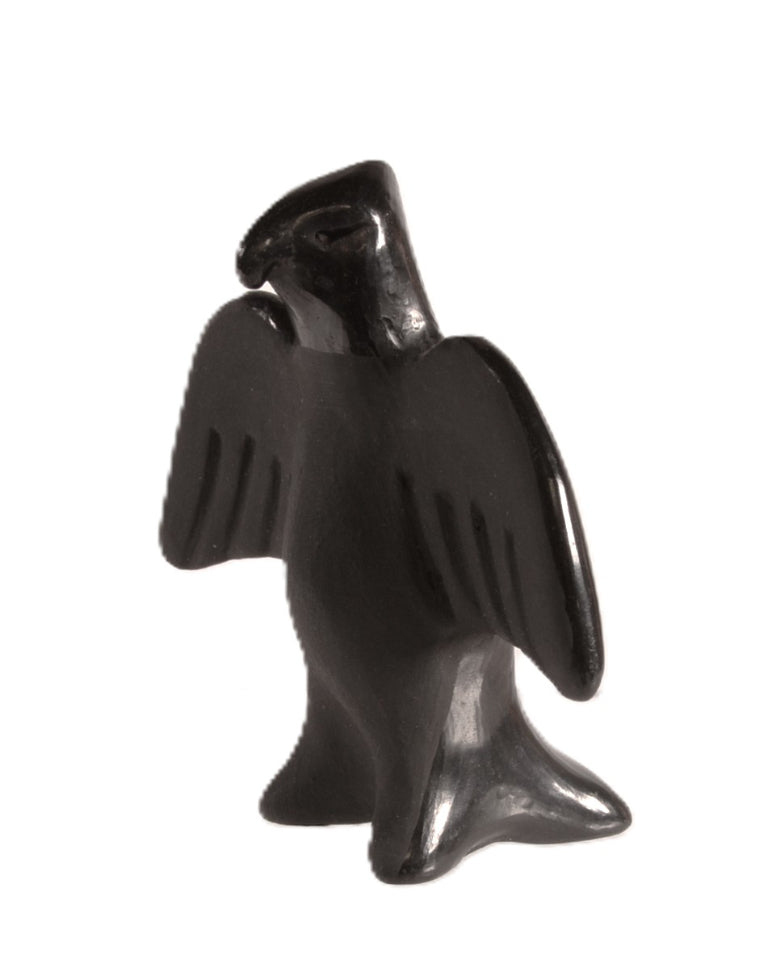 Santa Clara Pueblo Bird Figure Pottery By Dorothy and Paul