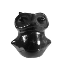 Santa Clara Pueblo Owl Black Pottery By Dorothy and Paul