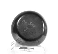 Santa Clara Pueblo Mini Olla Black Pottery By Anita Suazo