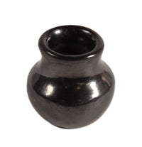 Santa Clara Pueblo Mini Olla Black Pottery By Anita Suazo