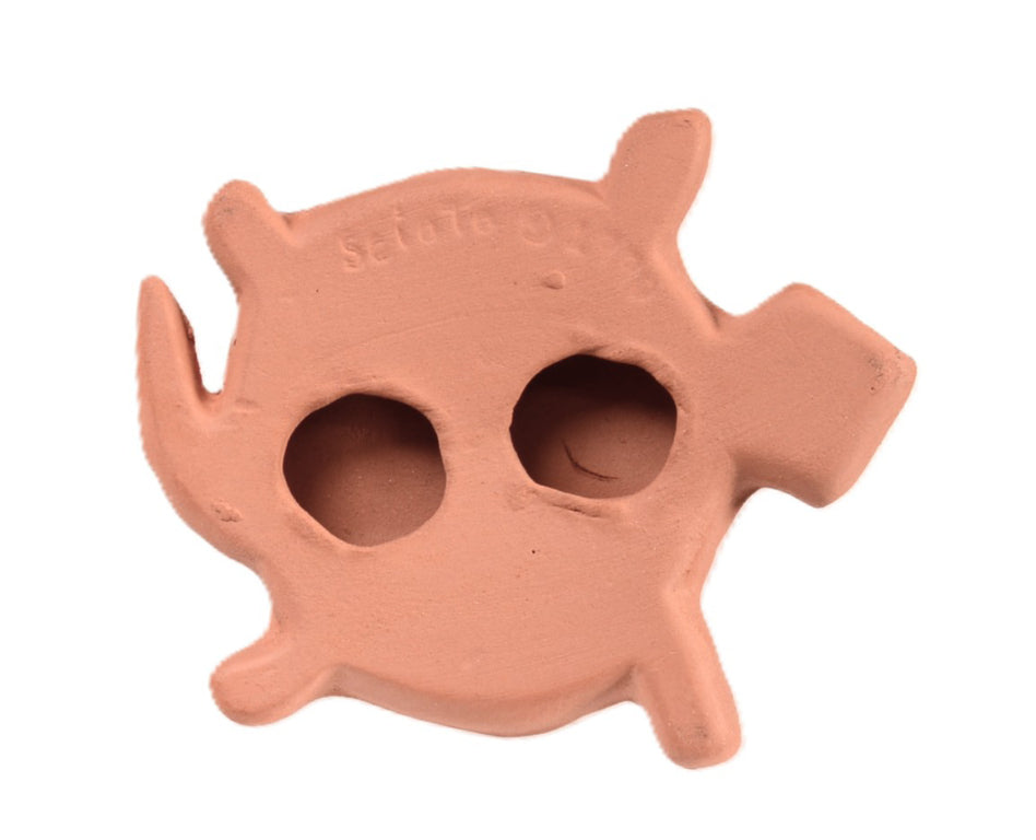 Santa Clara Pueblo Terra Cotta Turtle Pottery By Scioto