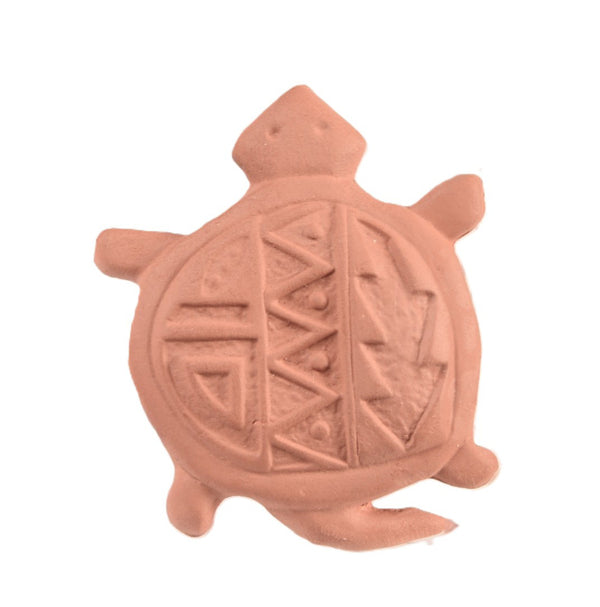 Santa Clara Pueblo Terra Cotta Turtle Pottery By Scioto