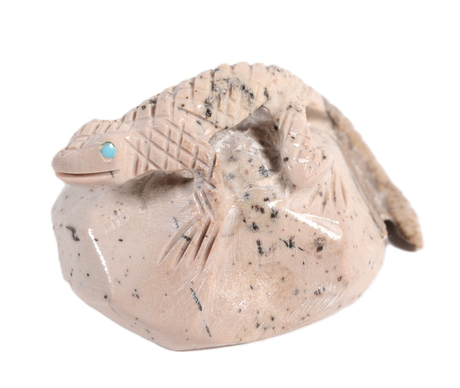 Zuni Pueblo Lizard Fetish By Nelson Yatsattie