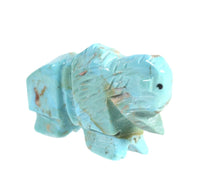 Zuni Pueblo Turquoise Bison Fetish
