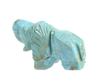 Zuni Pueblo Turquoise Bison Fetish