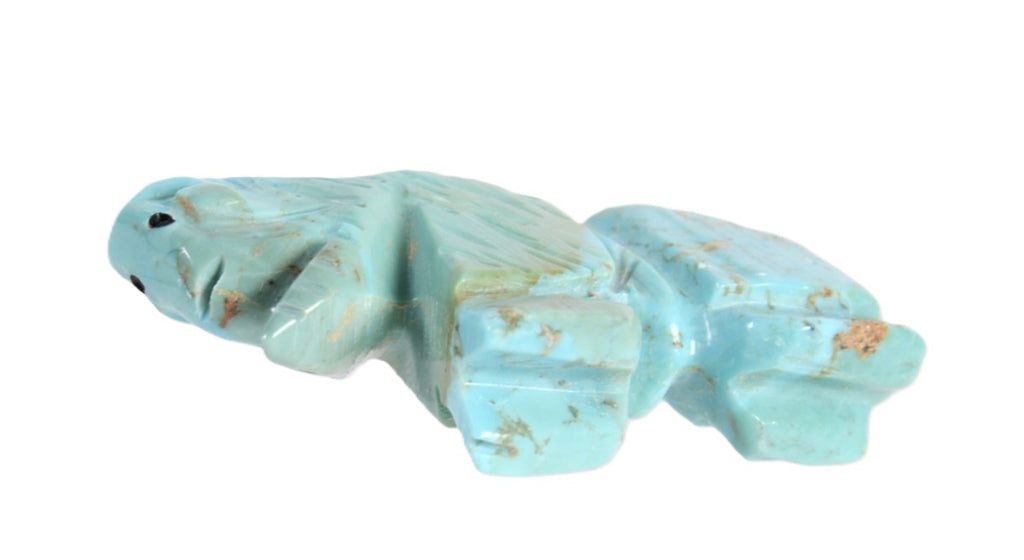 Zuni Pueblo Turquoise Bison Fetish