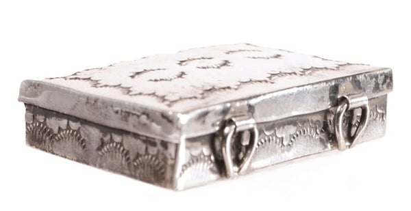 Navajo Sterling Silver Pillbox