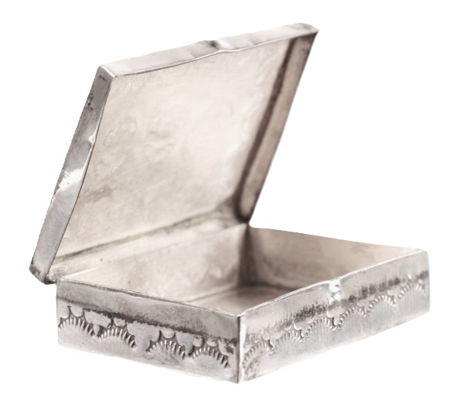 Navajo Sterling Silver Pillbox