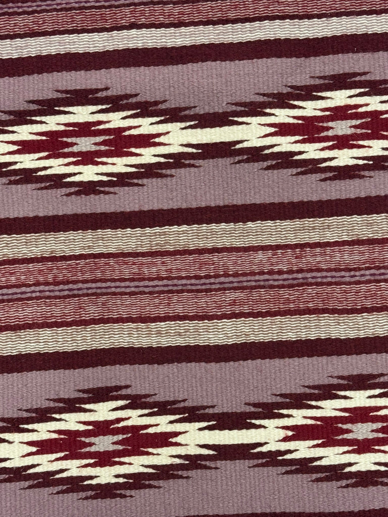 Navajo Rug  Crystal Classic Revival Banded with Wavy lines