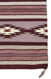 Navajo Rug  Crystal Classic Revival Banded with Wavy lines