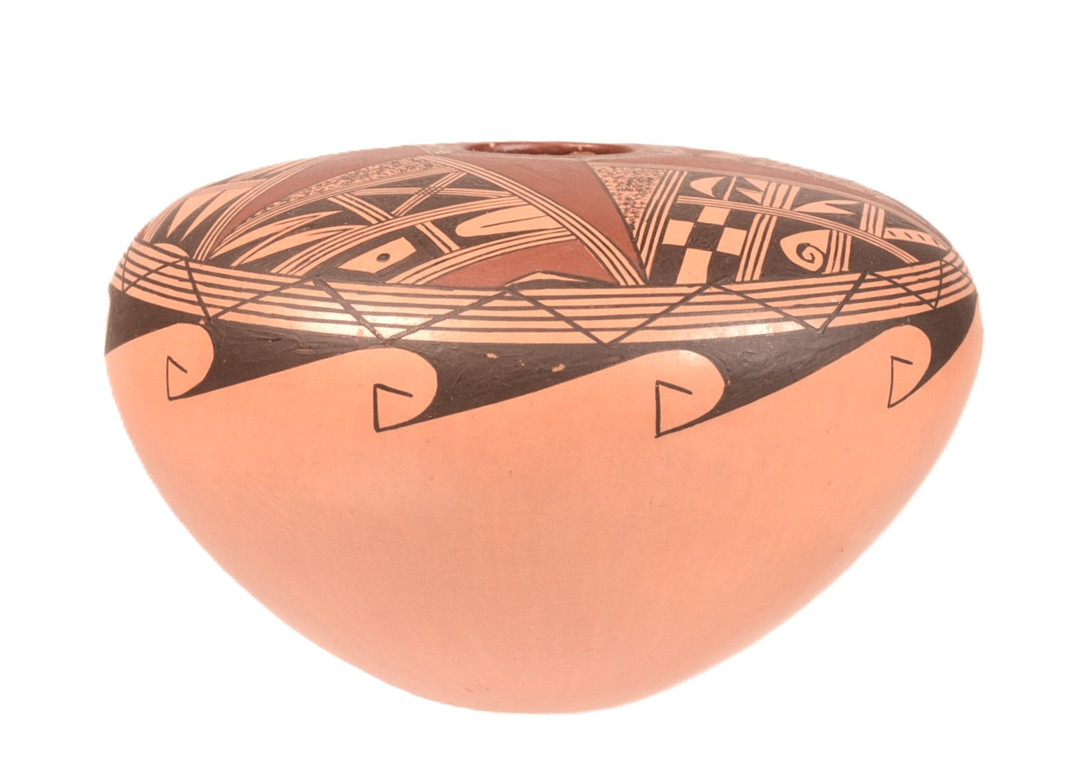 Hopi Pueblo Pottery Seed Jar By K. Dewakuku – Antique American