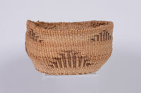 Klamath Basket Bowl; Quail on the Mountain Top design