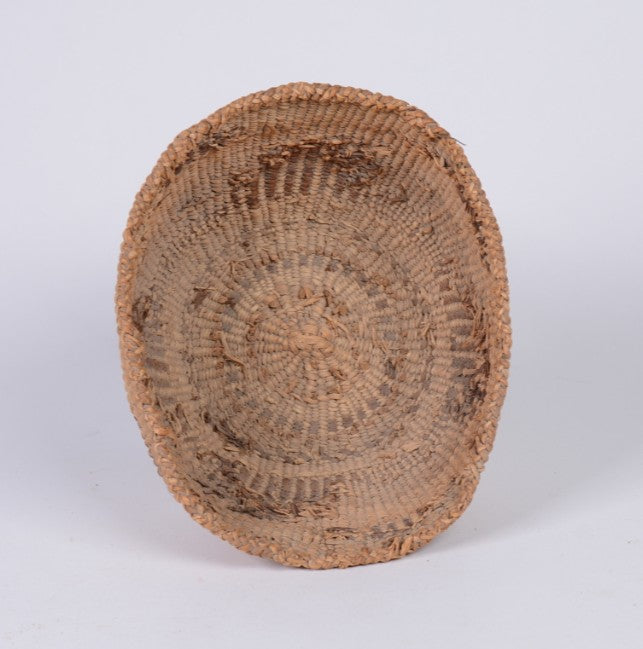 Klamath Basket Bowl; Quail on the Mountain Top design