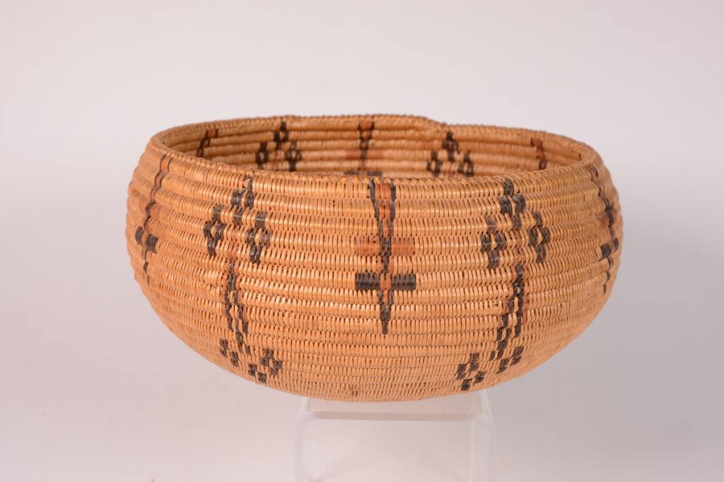 Washoe Basket Degikup; Polychrome Bowl