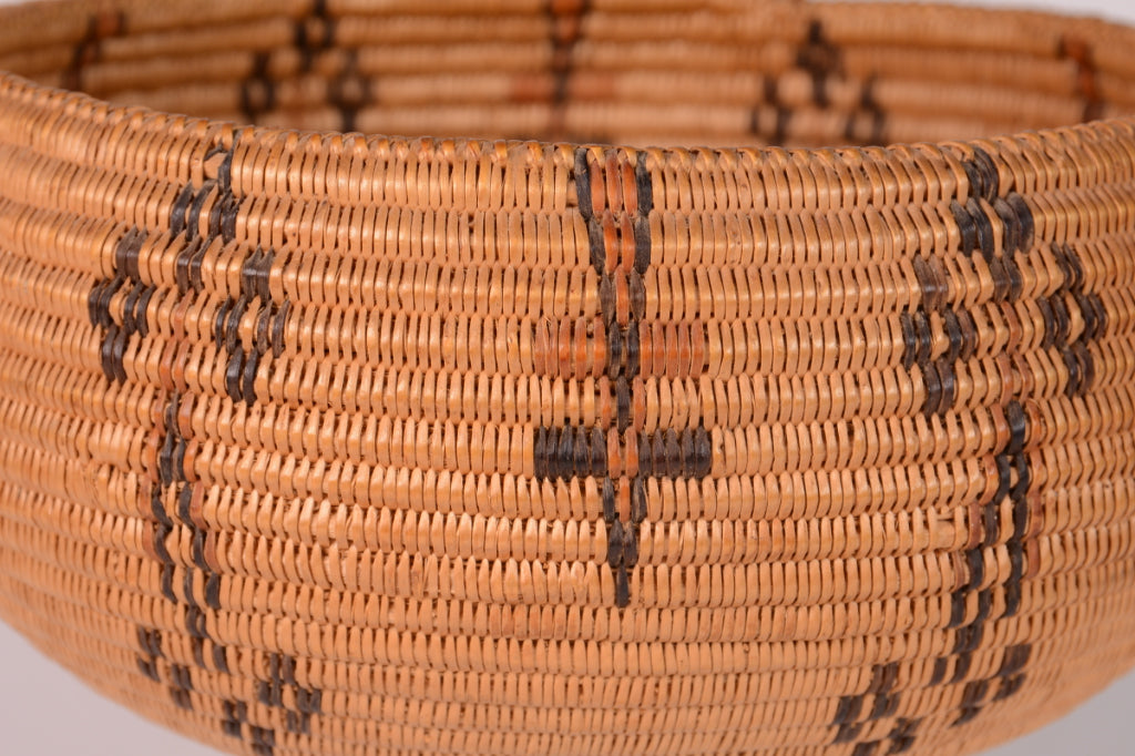 Washoe Basket Degikup; Polychrome Bowl