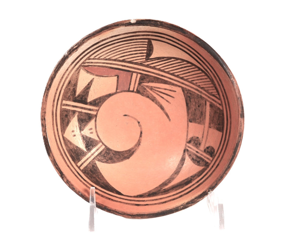 Hopi Pueblo Bowl Pottery By Ant Woman Marcia Rickey