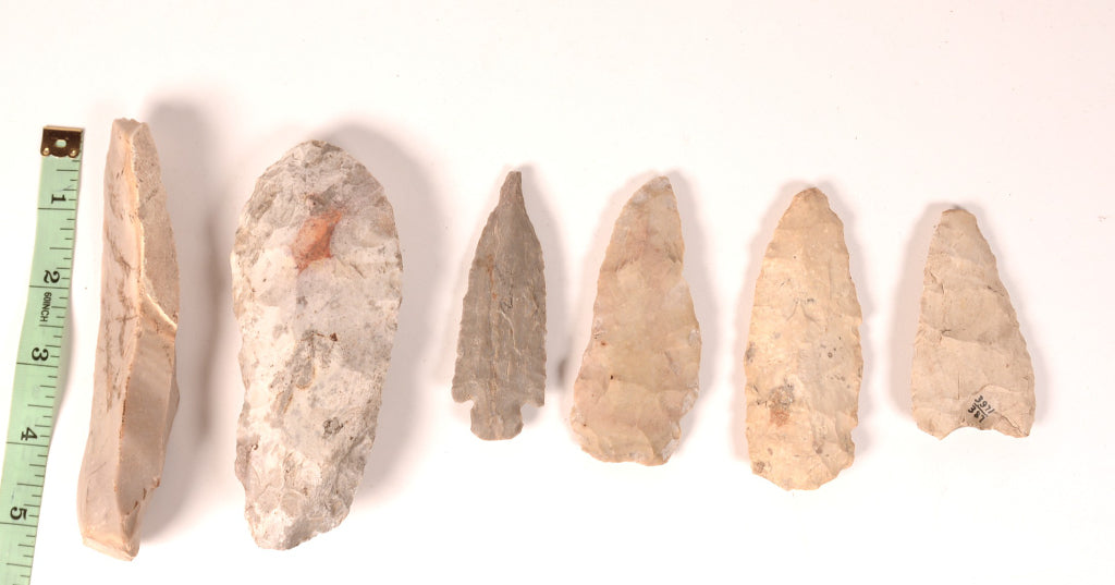 Arrowheads Artifacts Set of 6