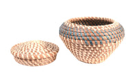 Coushatta Pine Needle Basket with Lid