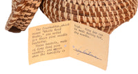 Coushatta Pine Needle Basket with Lid